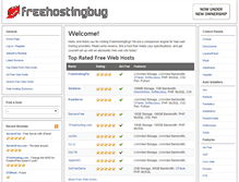 Tablet Screenshot of freehostingbug.com